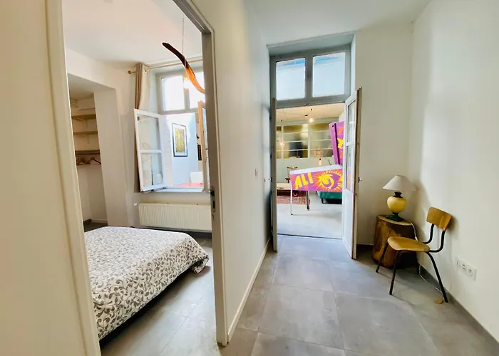 Oasis Urbaine - Spacieux Et Calme Avec Patio Apartamento Lille